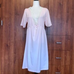 LUSOME Lace Trim Cotton Blend Nightgown :: NWOT